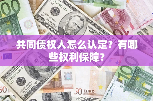 武汉共同债权人怎么认定？有哪些权利保障？