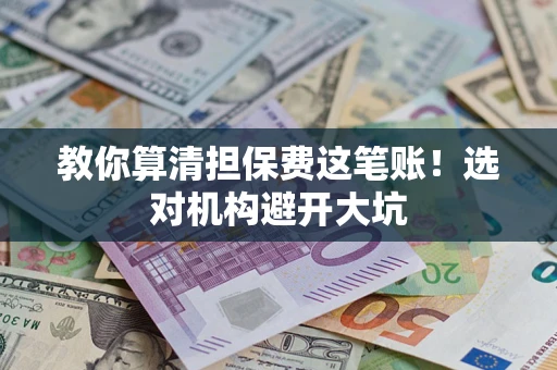 武汉教你算清担保费这笔账！选对机构避开大坑