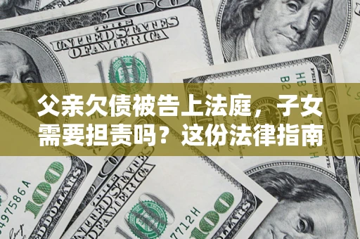 武汉父亲欠债被告上法庭，子女需要担责吗？这份法律指南必须看完