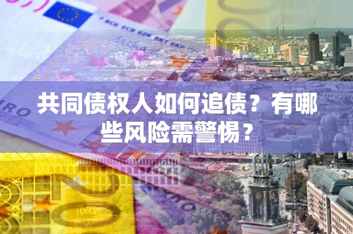武汉共同债权人如何追债？有哪些风险需警惕？