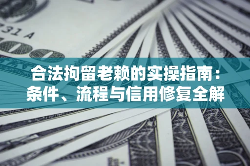 武汉合法拘留老赖的实操指南：条件、流程与信用修复全解析